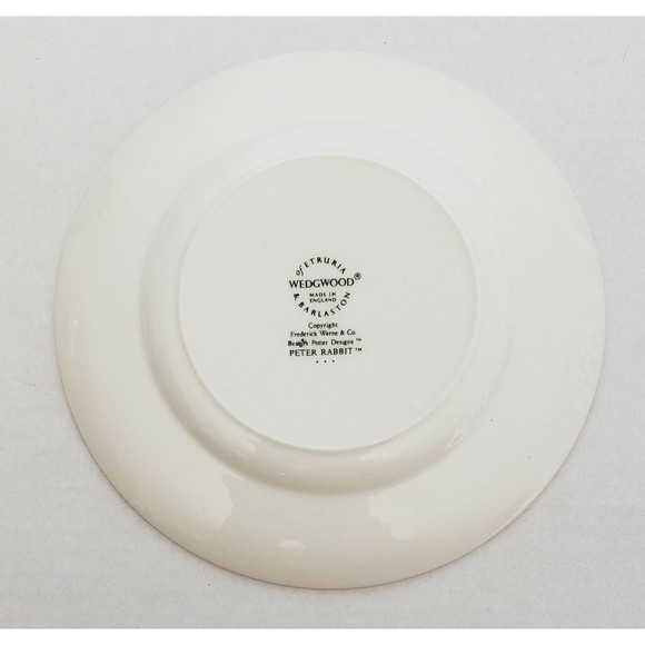 Wedgwood & Barlaston of Etruria Peter Rabbit Plate & Cup Beatrix Potter Designs - Picture 7 of 7